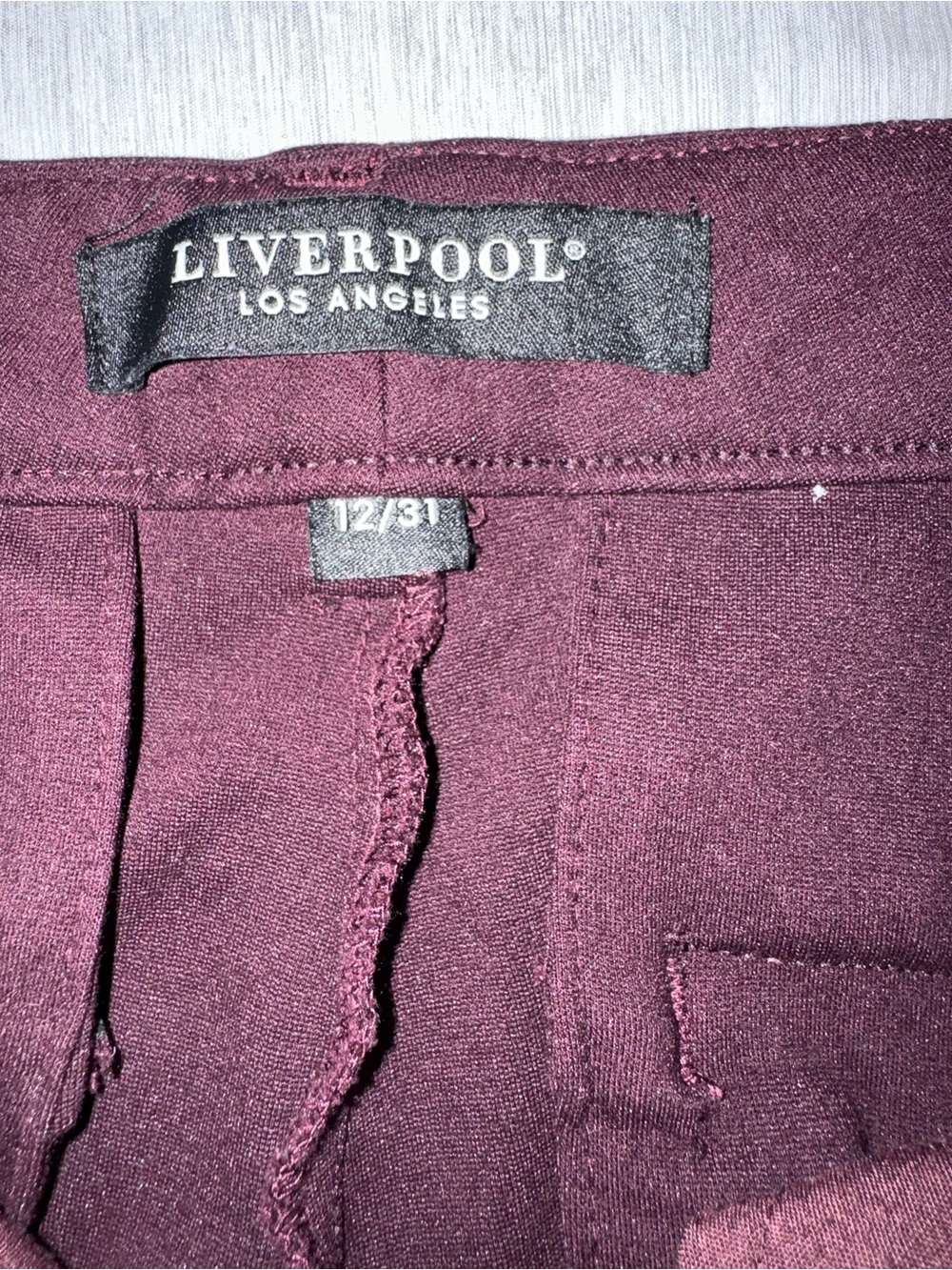 Liverpool Women's Plum Dress Trousers - Picture 3 of 3